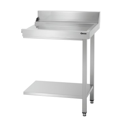 Mesa de salida acero inoxidable Bartscher DS-700R Bartscher 109746 Bartscher - Soluciones Hosteleras