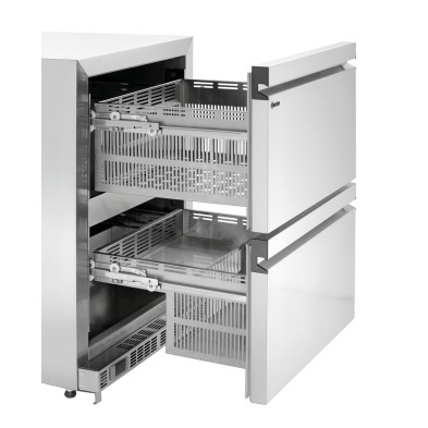 Refrigerador empotrable con cajones 600S2 de acero inoxidable Bartscher 110159 Bartscher - Soluciones Hosteleras