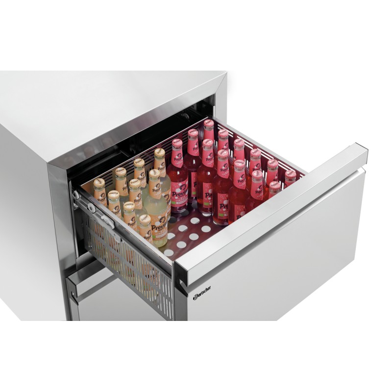 Refrigerador empotrable con cajones 600S2 de acero inoxidable Bartscher 110159 Bartscher - Soluciones Hosteleras