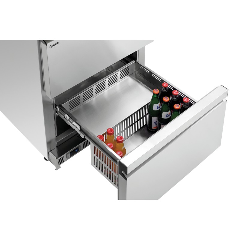 Refrigerador empotrable con cajones 600S2 de acero inoxidable Bartscher 110159 Bartscher - Soluciones Hosteleras