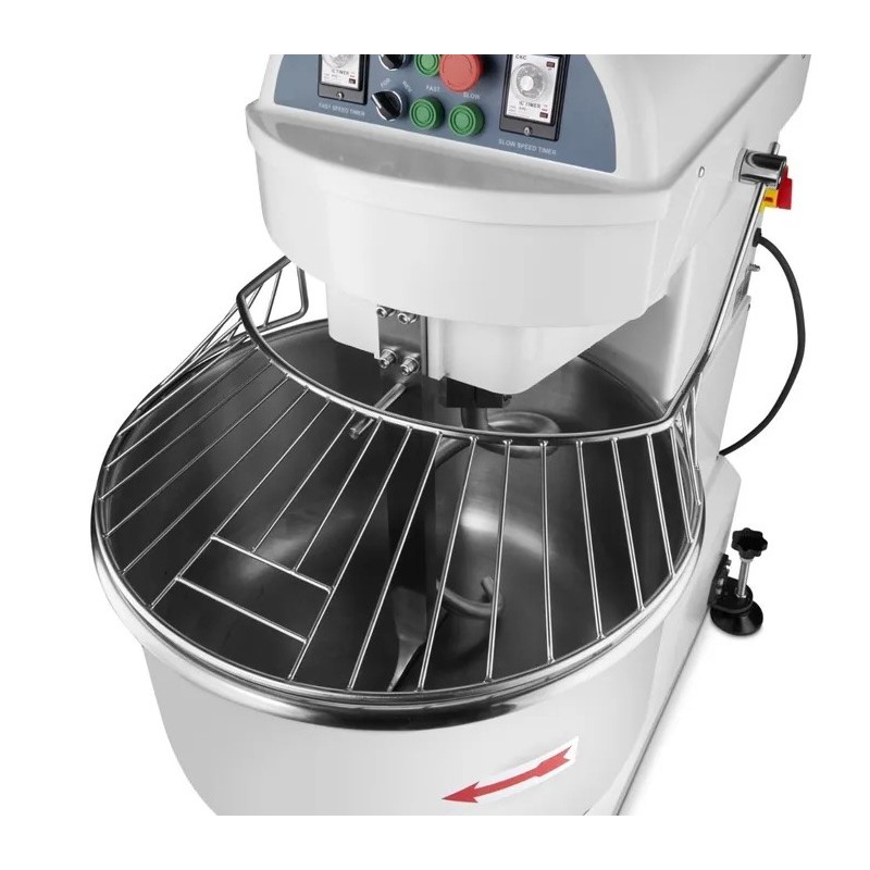 Amasadora - 200L - 120kg Masa - 2 Velocidades - 400V -