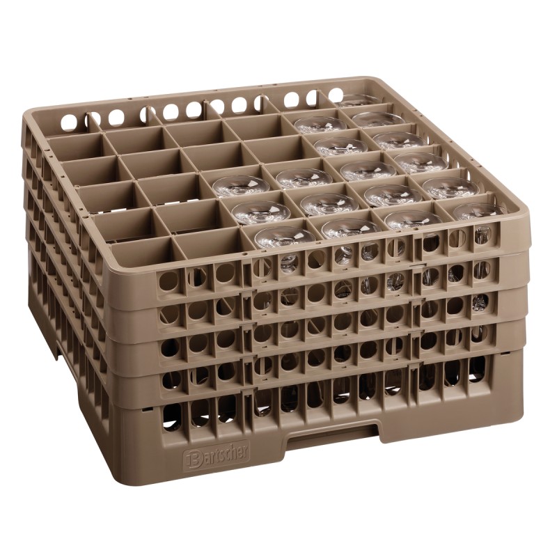 Cesta Apilable para Copas de 36 Compartimentos Bartscher 5341 Bartscher - Soluciones Hosteleras