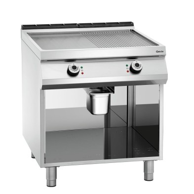 Fry-top eléctrico de acero inoxidable 1/2+1/2 Serie 900 Bartscher 296511 Bartscher - Soluciones Hosteleras