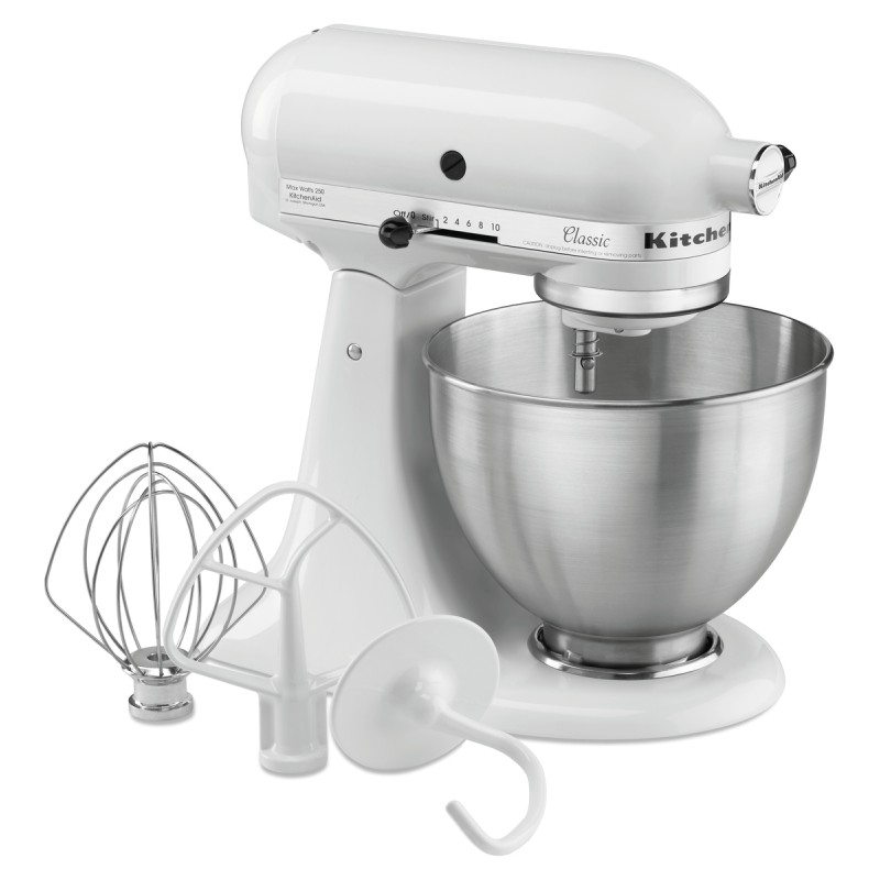 Robot de Cocina KitchenAid 5K45SSEWH, Blanco, 4.28L Bartscher A150067 Bartscher - Soluciones Hosteleras