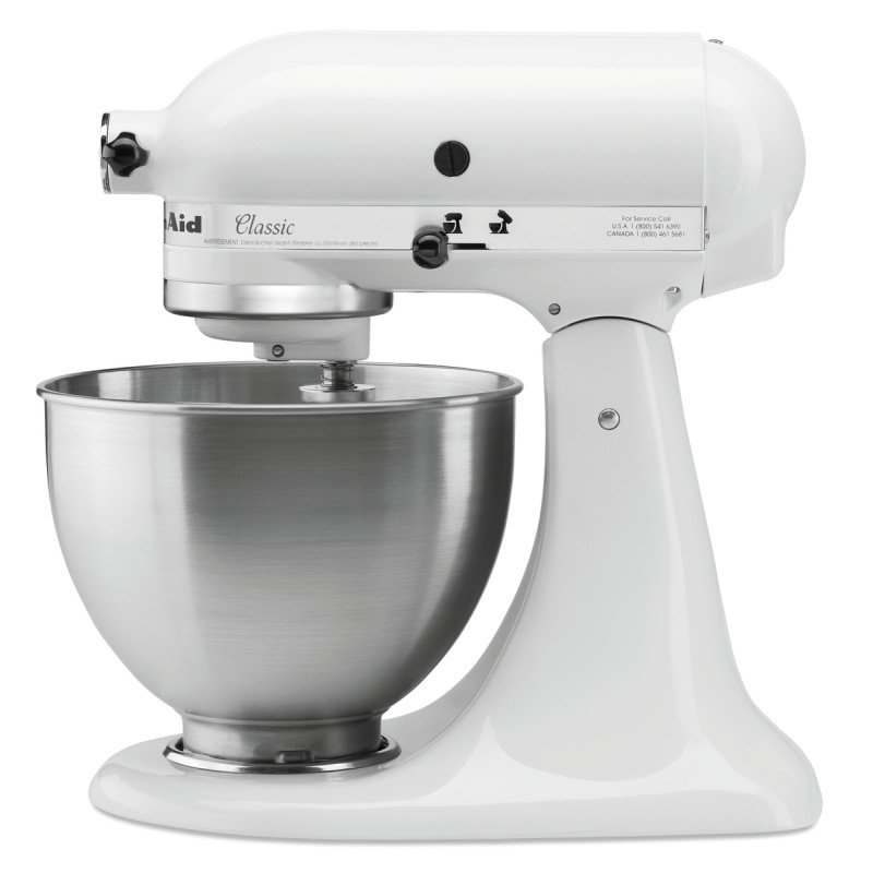 Robot de Cocina KitchenAid 5K45SSEWH, Blanco, 4.28L Bartscher A150067 Bartscher - Soluciones Hosteleras