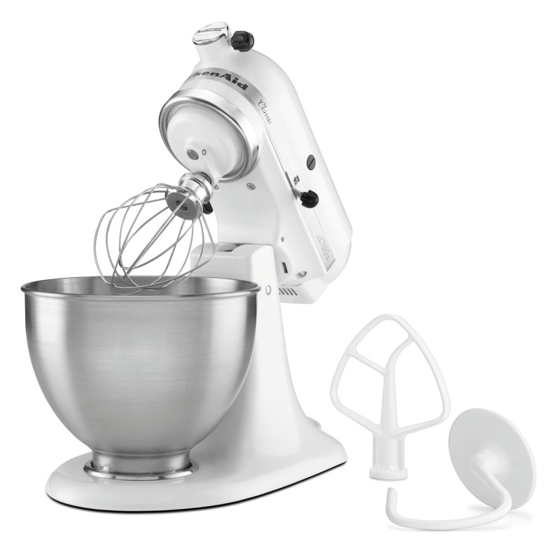 Robot de Cocina KitchenAid 5K45SSEWH, Blanco, 4.28L Bartscher A150067 Bartscher - Soluciones Hosteleras
