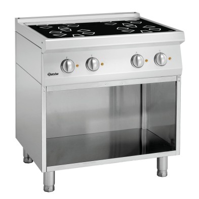 Cocina de vitrocerámica Serie 700, 4 fuegos Bartscher 287420 Bartscher - Soluciones Hosteleras