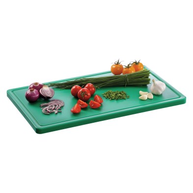 Tabla de cortar profesional 53x32 cm verde Bartscher A120512 Bartscher - Soluciones Hosteleras
