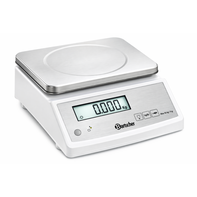 Báscula de cocina profesional 15kg, precisión 5g Bartscher A300117 Bartscher - Soluciones Hosteleras