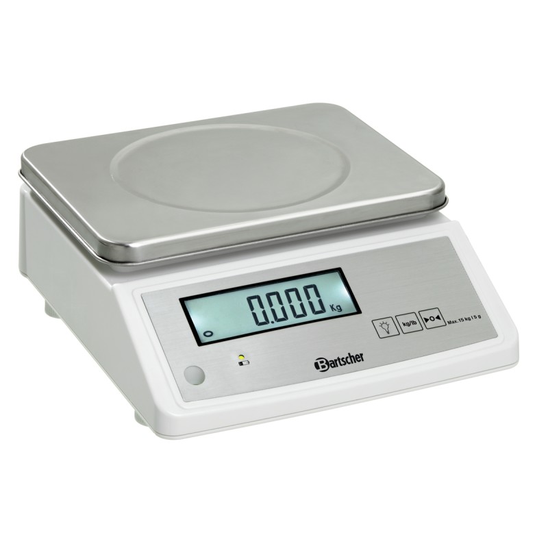 Báscula de cocina profesional 15kg, precisión 5g Bartscher A300117 Bartscher - Soluciones Hosteleras