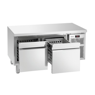 Mesa Refrigerada Empotrable de Acero Inoxidable S2-200  - Soluciones Hosteleras