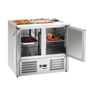 Saladette 900T2GL de Acero Inoxidable Profesional  - Soluciones Hosteleras