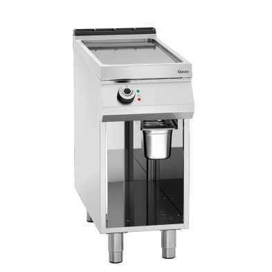 Fry-top Eléctrico 900 Liso de Acero Inoxidable  - Soluciones Hosteleras