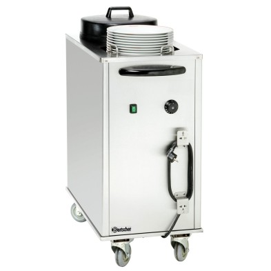 Dispensador de Platos Calentado Eléctrico de Acero Inoxidable  - Soluciones Hosteleras