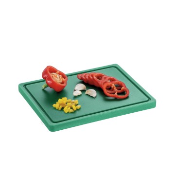 Tabla de Cortar Profesional Verde 32x26 cm  - Soluciones Hosteleras