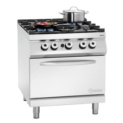 Cocina a Gas Profesional Serie 900, 4 Fuegos Bartscher 2952171 Bartscher - Soluciones Hosteleras