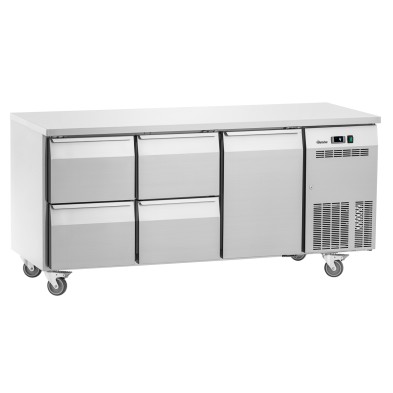 Mesa Refrigerada Easy S4T1-1501 con 4 Cajones Bartscher 110898 Bartscher - Soluciones Hosteleras