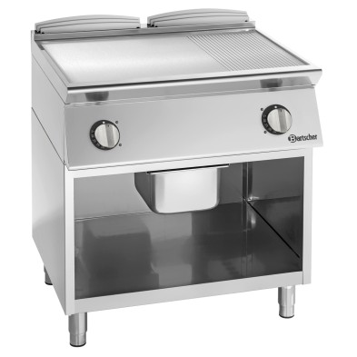 Plancha Profesional Inoxidable Serie 900 E800 GR Bartscher 299511 Bartscher - Soluciones Hosteleras