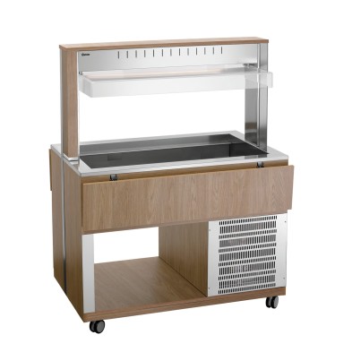 Carro Buffet Móvil K3110-200U con Iluminación LED Bartscher 125543 Bartscher - Soluciones Hosteleras