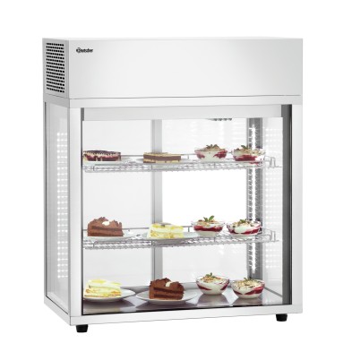 Vitrina Refrigerada Sobremesa Vidrio y Acero 7450 2E Bartscher 700421 Bartscher - Soluciones Hosteleras