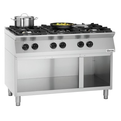 Cocina de Gas Profesional MFGO 7060 Inoxidable Bartscher 1582101 Bartscher - Soluciones Hosteleras