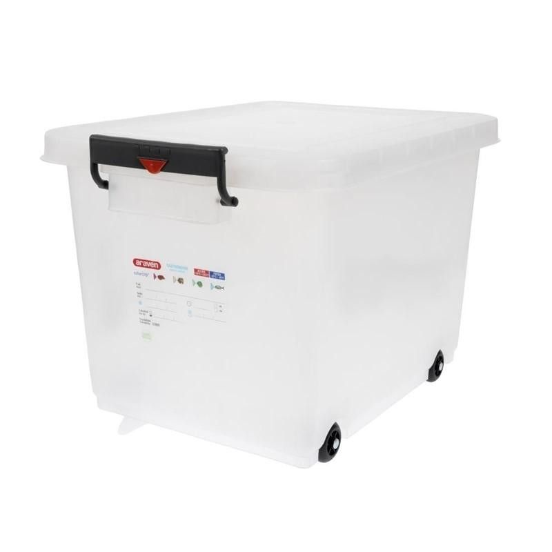 Contenedor con ruedas para ingredientes 50L. Araven J245 Araven - Soluciones Hosteleras