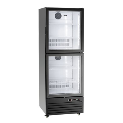 Frigorífico y Congelador Profesional 430L Puertas de Cristal Bartscher 700898 Bartscher - Soluciones Hosteleras