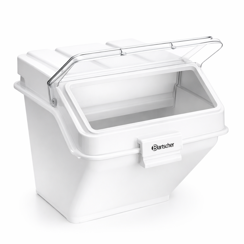 Recipiente de Almacenamiento Apilable 47L con Tapa Transparente Bartscher 500387 Bartscher - Soluciones Hosteleras