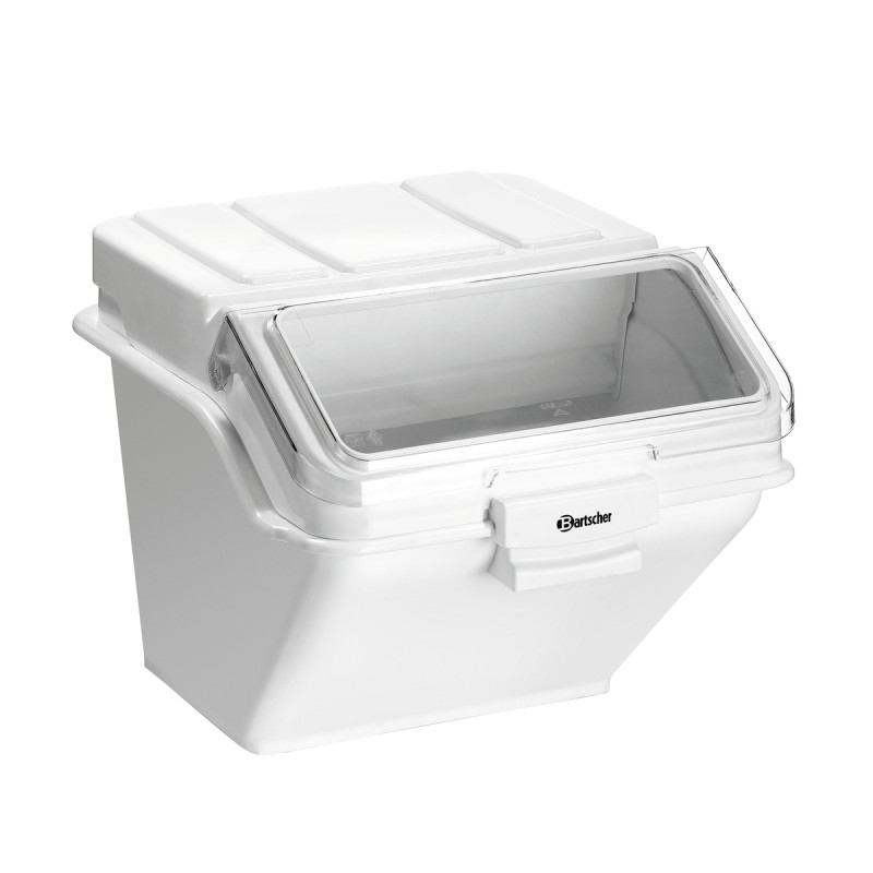 Recipiente de Almacenamiento Apilable 47L con Tapa Transparente Bartscher 500387 Bartscher - Soluciones Hosteleras