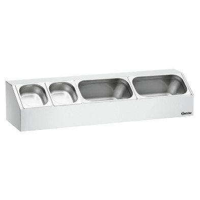 Estante sobrepuesto de acero inoxidable 3x1/3GN Bartscher 465156 Bartscher - Soluciones Hosteleras
