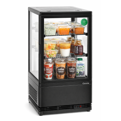 Vitrina Refrigeradora Compacta 58L Color Negro Bartscher 700358G Bartscher - Soluciones Hosteleras