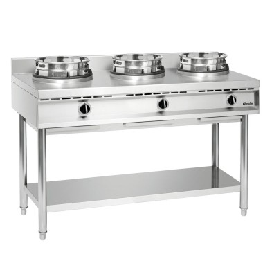 Cocina Wok Industrial 3 Quemadores Acero Inoxidable Bartscher 1053103 Bartscher - Soluciones Hosteleras