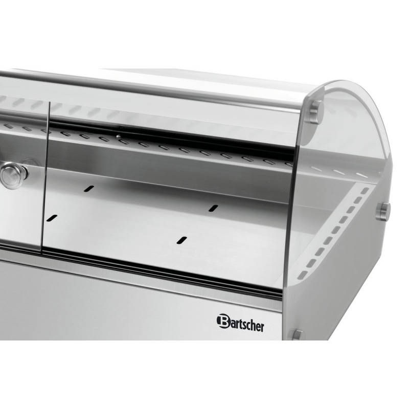 Vitrina Caliente Expositor R4 4 x 1/3 GN Bartscher 305058 Bartscher - Soluciones Hosteleras