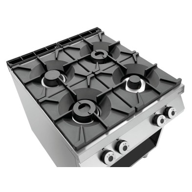 Cocina a Gas Profesional 4 Quemadores Serie 900 Bartscher 2951131 Bartscher - Soluciones Hosteleras