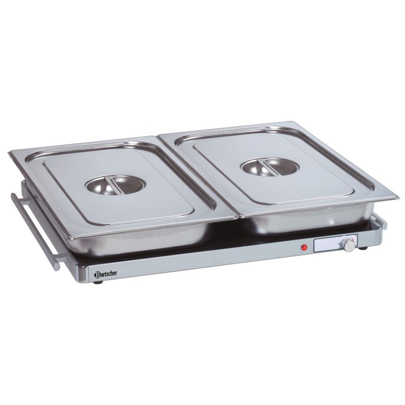 Placa Calentadora Profesional WP300 2/1 de Acero Inoxidable Bartscher 114357 Bartscher - Soluciones Hosteleras
