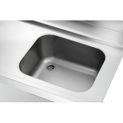 Mesa de Preaclarado de Acero Inoxidable con Fregadero Bartscher 109740 Bartscher - Soluciones Hosteleras