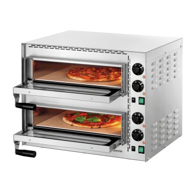 Horno para Pizza Compacto Mini Plus 2 Cámaras Bartscher 203535 Bartscher - Soluciones Hosteleras