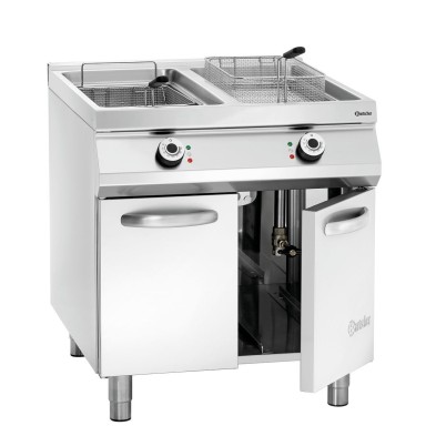 Freidora Eléctrica Industrial 2 Cubetas Acero Inoxidable Bartscher 296970 Bartscher - Soluciones Hosteleras
