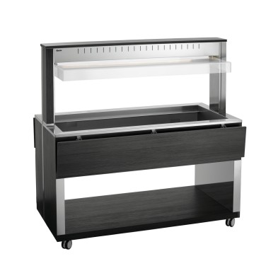 Carro Buffet Móvil con Diseño Moderno de Madera Bartscher 125634V2 Bartscher - Soluciones Hosteleras