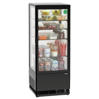 Vitrina Refrigeradora Compacta 98L Negro Bartscher 700398G Bartscher - Soluciones Hosteleras