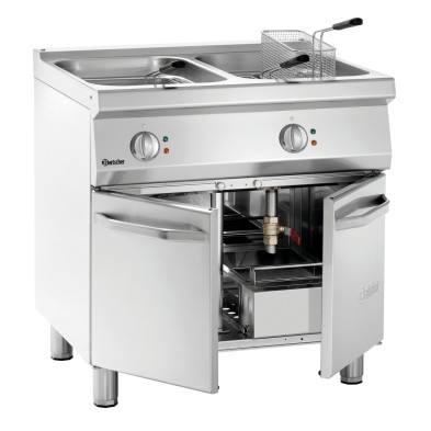 Freidora Profesional Doble 700 A800 2x15L Acero Inoxidable Bartscher 286922 Bartscher - Soluciones Hosteleras