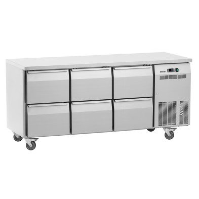 Mesa de Enfriamiento Easy S6-1501 con 6 Cajones Bartscher 110899 Bartscher - Soluciones Hosteleras
