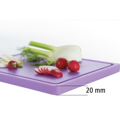 Tabla de Cortar Profesional PRO 32x26 cm Morada Bartscher A120537 Bartscher - Soluciones Hosteleras