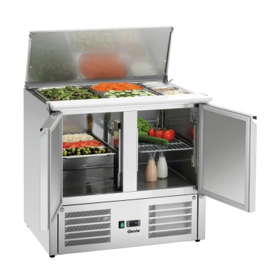 Saladette Refrigerada 900T2 de Acero Inoxidable Bartscher 200356 Bartscher - Soluciones Hosteleras