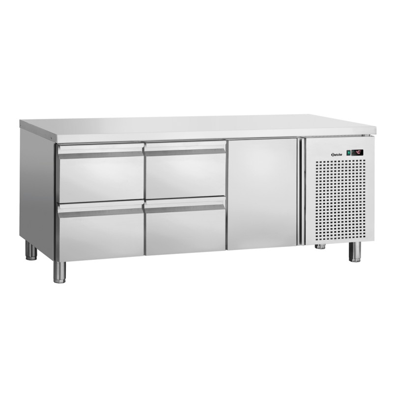 Mesa de enfriamiento de acero inoxidable S4T1-150 Bartscher 110886 Bartscher - Soluciones Hosteleras
