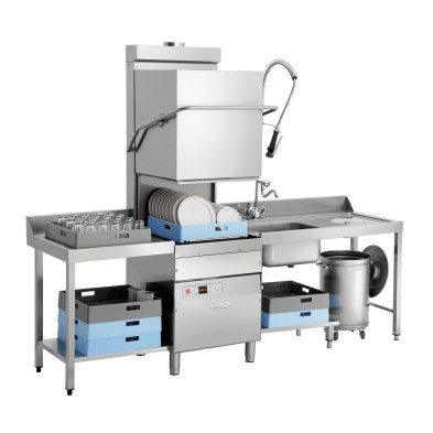 Lavavajillas de cúpula DS Eco500LPR con recuperación de calor Bartscher 109251 Bartscher - Soluciones Hosteleras