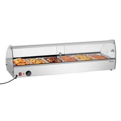 Expositor Caliente Profesional R6 6 x 1/3 GN Inoxidable Bartscher 305059 Bartscher - Soluciones Hosteleras