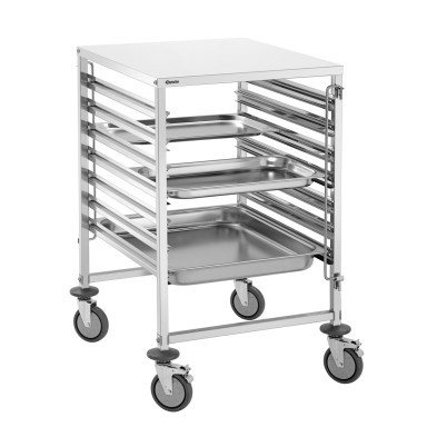 Carro de Estantes 7GN2/1 Acero Inoxidable Bartscher 300193 Bartscher - Soluciones Hosteleras