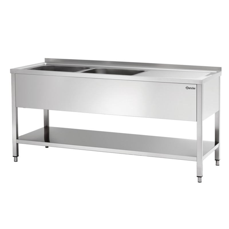 Centro de Lavado Industrial 700, A1800, 2 Piletas Derecha Bartscher 306310 Bartscher - Soluciones Hosteleras