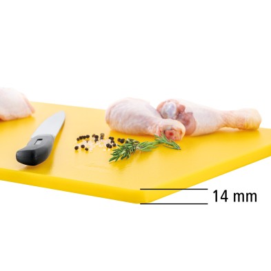 Tabla de Cortar Amarilla Easy 53x32 cm HACCP Bartscher A120548 Bartscher - Soluciones Hosteleras